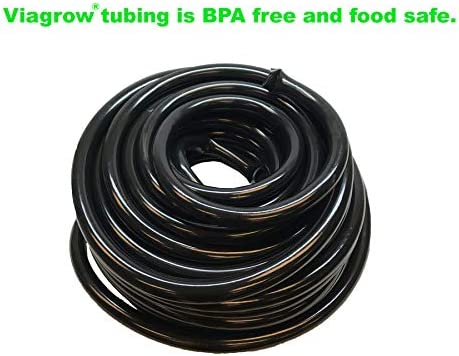 Viagrow V708245 Vinyl Multipurpose Irrigation Tubing(100ft, 3/4 inch ID-1 inch OD), Black 4 Viagrow V708245 Vinyl Multipurpose Irrigation Tubing(100ft, 3/4 inch ID-1 inch OD), Black - Image 4