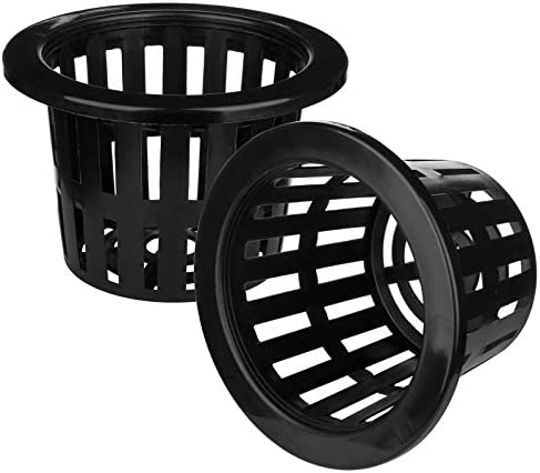 Jucoan 40 Pack 4 Inch Net Pots, Garden Slotted Mesh Net Cups, Plastic Orchids Pot Plant Nursery Basket with Wide Lip for Aquaponics, Hydroponics 2 Jucoan 40 Pack 4 Inch Net Pots, Garden Slotted Mesh Net Cups, Plastic Orchids Pot Plant Nursery Basket with Wide Lip for Aquaponics, Hydroponics - Image 2