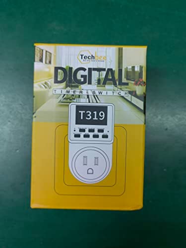 Techbee Digital Infinite Repeat Cycle Intermittent Timer Plug for Electrical Outlet, 24 Hour Programmable Indoor Timed Power Switch with Countdown Delay On and Off (120V, 15A) 7 Techbee Digital Infinite Repeat Cycle Intermittent Timer Plug for Electrical Outlet, 24 Hour Programmable Indoor Timed Power Switch with Countdown Delay On and Off (120V, 15A) - Image 7