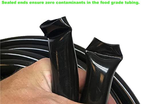 Viagrow V708245 Vinyl Multipurpose Irrigation Tubing(100ft, 3/4 inch ID-1 inch OD), Black 2 Viagrow V708245 Vinyl Multipurpose Irrigation Tubing(100ft, 3/4 inch ID-1 inch OD), Black - Image 2