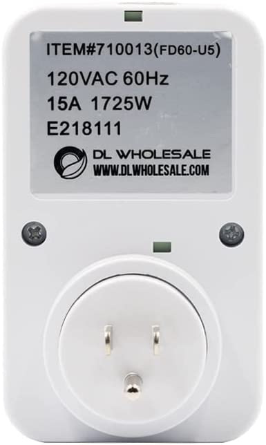 Grow1 Hydroponic 120V Single Outlet Digital Timers for Electrical Outlets, Compatible w/ 110V, 115V & 120V Outlets | Heavy Duty | Perfect for Aquarium Light Timer, Timer for Grow Lights & Reptile Timer. Light timers | Light Timers Programmable Indoor 2 Grow1 Hydroponic 120V Single Outlet Digital Timers for Electrical Outlets, Compatible w/ 110V, 115V & 120V Outlets | Heavy Duty | Perfect for Aquarium Light Timer, Timer for Grow Lights & Reptile Timer. Light timers | Light Timers Programmable Indoor - Image 2