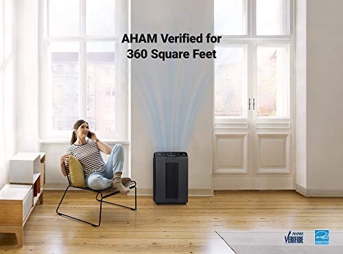 Winix 5500-2 Air Purifier with True HEPA, PlasmaWave and Odor Reducing Washable AOC Carbon Filter Medium , Charcoal Gray 3 Winix 5500-2 Air Purifier with True HEPA, PlasmaWave and Odor Reducing Washable AOC Carbon Filter Medium , Charcoal Gray - Image 3