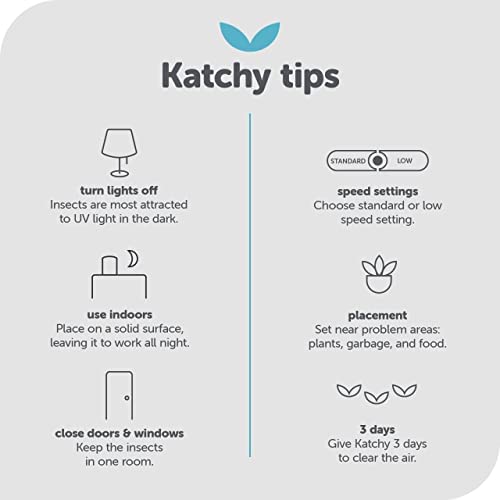 Katchy Indoor Insect Trap - Catcher & Killer for Mosquitos, Gnats, Moths, Fruit Flies - Non-Zapper Traps for Inside Your Home 7 Katchy Indoor Insect Trap - Catcher & Killer for Mosquitos, Gnats, Moths, Fruit Flies - Non-Zapper Traps for Inside Your Home - Image 7