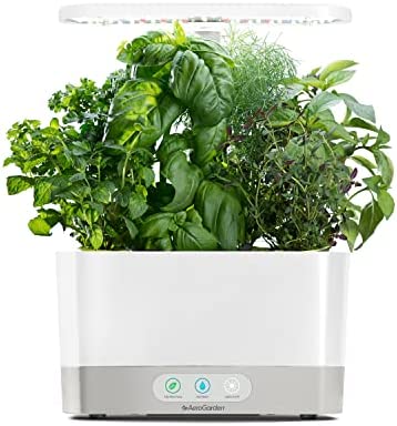 AeroGarden Harvest with Gourmet Herb Seed Pod Kit - Hydroponic Indoor Garden, White 1 hydroponic growing medium rocks