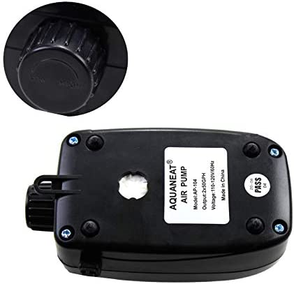AQUANEAT Aquarium Air Pump, Fish Tank Air Pump, Hydroponic Oxygen Aerator with Airline Tubing, Air Stone, Air Bubbler, Check Valve 3 AQUANEAT Aquarium Air Pump, Fish Tank Air Pump, Hydroponic Oxygen Aerator with Airline Tubing, Air Stone, Air Bubbler, Check Valve - Image 3
