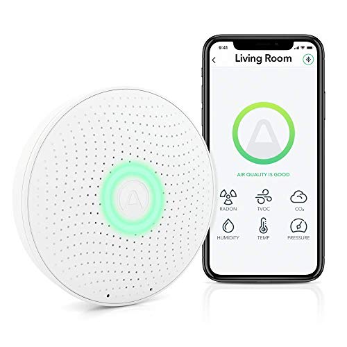 Airthings 2930 Wave Plus - Radon & Air Quality Monitor (CO2, VOC, Humidity, Temp, Pressure) 20 x 30 x 1 1 hydroponic co2 monitor