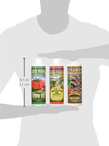 Fox Farm Liquid Nutrient Trio Soil Formula - Big Bloom, Grow Big, Tiger Bloom Pint Size (Pack of 3) 3 Fox Farm Liquid Nutrient Trio Soil Formula - Big Bloom, Grow Big, Tiger Bloom Pint Size (Pack of 3) - Image 3