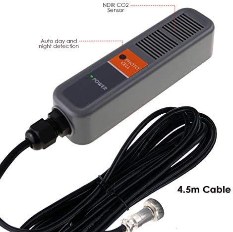 CO2 Controller Carbon Dioxide Controller CO2 Meter Monitor Day and Night Relay Function, NDIR CO2 Sensor for Green House, Grow Rooms, Factory, Home, Office 8 CO2 Controller Carbon Dioxide Controller CO2 Meter Monitor Day and Night Relay Function, NDIR CO2 Sensor for Green House, Grow Rooms, Factory, Home, Office - Image 8