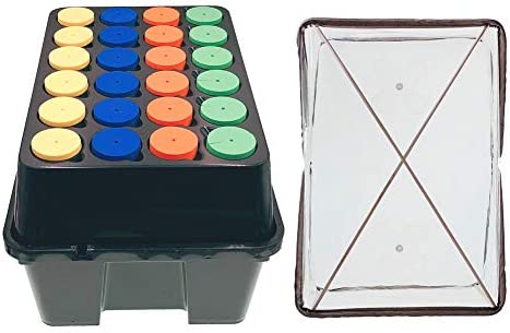 HORTIPOTS Aeroponic Cloner Machine 24 Site for Cuttings Rooting Using 2 inch Neoprene Inserts or 2 inch Clone Collars 2 HORTIPOTS Aeroponic Cloner Machine 24 Site for Cuttings Rooting Using 2 inch Neoprene Inserts or 2 inch Clone Collars - Image 2
