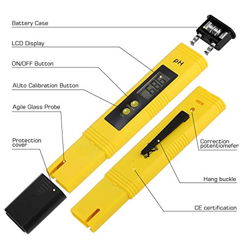 PH Meter for Water Hydroponics Digital PH Tester Pen 2 PH Meter for Water Hydroponics Digital PH Tester Pen - Image 2