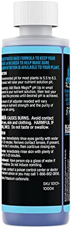 Black Magic pH Up - Premium Buffer to Raise Nutrient Solution pH, Concentrated Base Formula, 8 fl. oz. 2 Black Magic pH Up - Premium Buffer to Raise Nutrient Solution pH, Concentrated Base Formula, 8 fl. oz. - Image 2