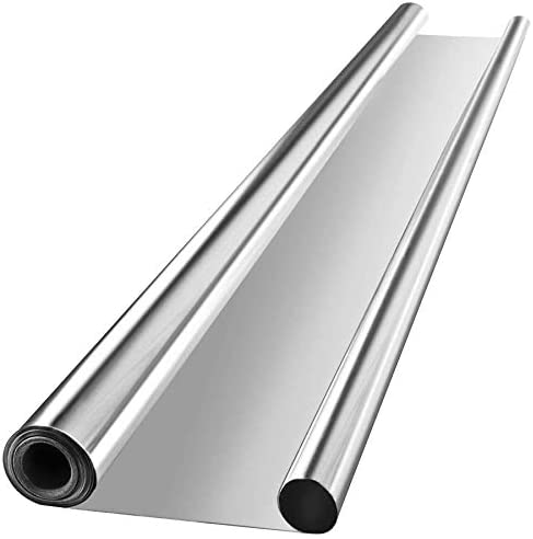VIVOSUN Highly Reflective Mylar Film Roll 4FT x 50FT for Outdoor Grow Room Indoor Decoration Aluminum Paint Coated 2 Mil Silver 1 hydroponics reflection paper
