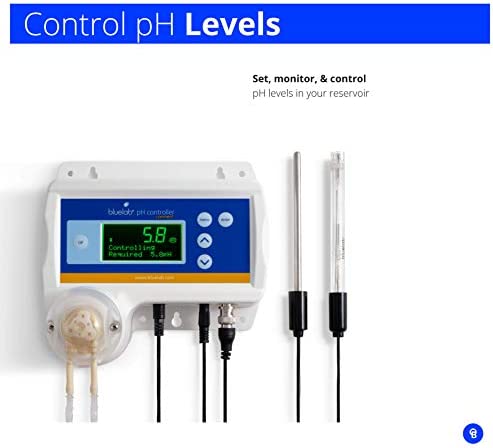 Bluelab CONTPHCON pH Controller Connect with Monitoring, Dosing, and Data Logging in Water (Stick not Included) Digital Meter for Hydroponic System and Indoor Plant Grow, White 2 Bluelab CONTPHCON pH Controller Connect with Monitoring, Dosing, and Data Logging in Water (Stick not Included) Digital Meter for Hydroponic System and Indoor Plant Grow, White - Image 2