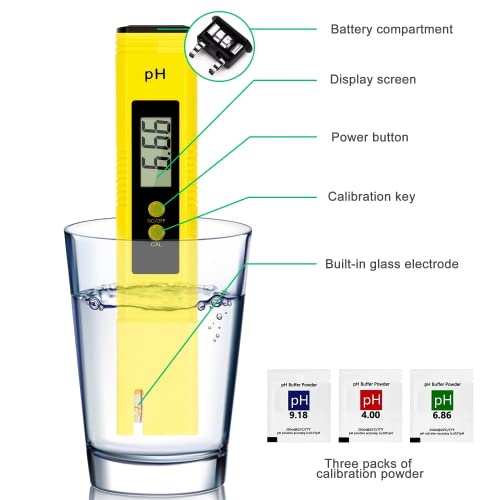 PH and TDS Meter Combo, Tuecota Digital ph Water Tester, 3-in-1 TDS Temperature & EC Meter, Digital Water Tester, Ultrahigh Accuracy Water Quality Tester for Drinking Water, Hydroponics, Aquarium etc 2 PH and TDS Meter Combo, Tuecota Digital ph Water Tester, 3-in-1 TDS Temperature & EC Meter, Digital Water Tester, Ultrahigh Accuracy Water Quality Tester for Drinking Water, Hydroponics, Aquarium etc - Image 2