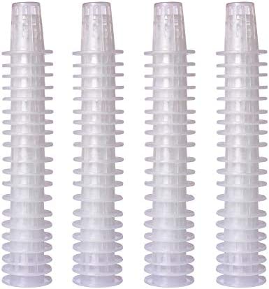 100 Pack 1 Inch Net Pots,Garden Slotted Mesh Net Cups Basket Hydroponic Pots Plant Nursery Pots for Hydroponics 1 hydroponic pots