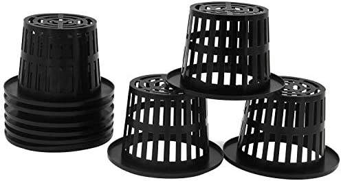 Coolrunner 25 Pack 4 inch Garden Net Cups Pots, Plastic Plant Nursery Pots, Slotted Mesh Wide Lip Round Heavy Duty Net Pot Bucket Basket for Hydroponics(Black) 2 Coolrunner 25 Pack 4 inch Garden Net Cups Pots, Plastic Plant Nursery Pots, Slotted Mesh Wide Lip Round Heavy Duty Net Pot Bucket Basket for Hydroponics(Black) - Image 2