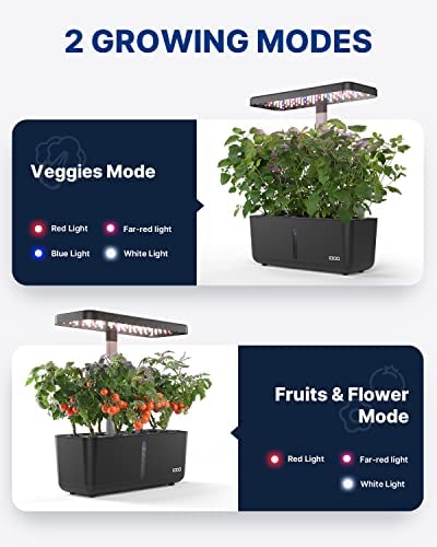 iDOO WiFi Hydroponics Growing System with APP Controlled, Indoor Garden with Pump System, Auto-Timer Smart Garden, Grow Light for Home Kitchen Gardening, 8 Pods, Height Up to 13.6" 5 iDOO WiFi Hydroponics Growing System with APP Controlled, Indoor Garden with Pump System, Auto-Timer Smart Garden, Grow Light for Home Kitchen Gardening, 8 Pods, Height Up to 13.6" - Image 5