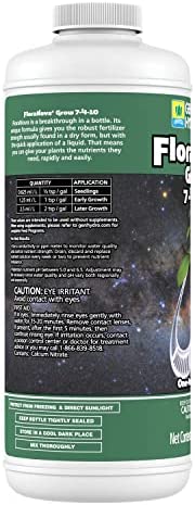 General Hydroponics FloraNova Grow 7-4-10, Robust Strength of Dry Fertilizer But in Rapid Liquid Form, Use for Hydroponics, Soilless Mixtures, Containers & Garden Grown Plants, 1-Quart 8 General Hydroponics FloraNova Grow 7-4-10, Robust Strength of Dry Fertilizer But in Rapid Liquid Form, Use for Hydroponics, Soilless Mixtures, Containers & Garden Grown Plants, 1-Quart - Image 8