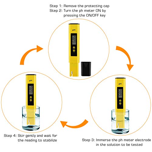 PH Meter for Water Hydroponics Digital PH Tester Pen 6 PH Meter for Water Hydroponics Digital PH Tester Pen - Image 6