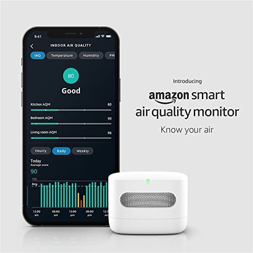 Amazon Smart Air Quality Monitor – Know your air, Works with Alexa– A Certified for Humans Device 1 hydroponic co2 monitor