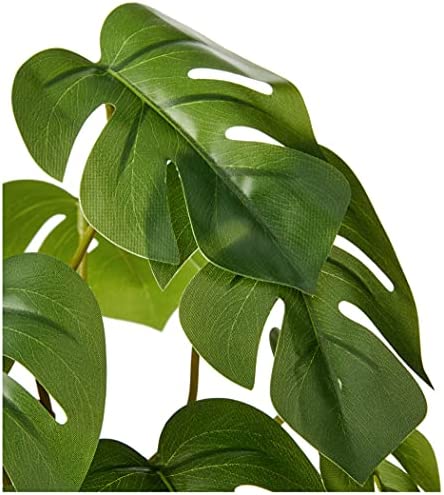 Amazon Basics Artificial Monstera Plant with Plastic Nursery Pot, 13-Inch 4 Amazon Basics Artificial Monstera Plant with Plastic Nursery Pot, 13-Inch - Image 4