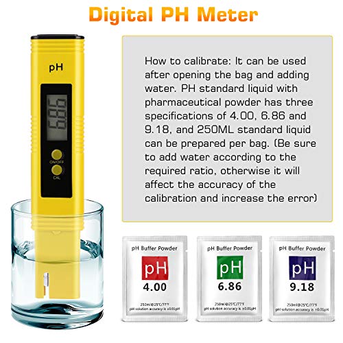 PH Meter for Water Hydroponics Digital PH Tester Pen 7 PH Meter for Water Hydroponics Digital PH Tester Pen - Image 7