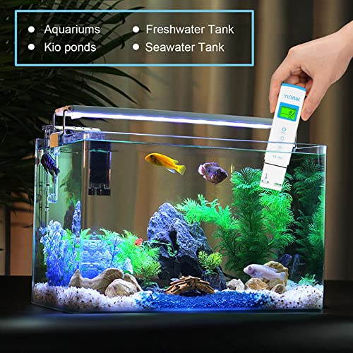 YINMIK pH Meter, Digital pH Tester for Hydroponics, pH Temp Meter with Horizontal Display for Pool, Spa, Hot Tub, Indoor Plants, Koi Ponds, Drinking Water, Wine Beer Making, Aquarium, Aquaculture 5 YINMIK pH Meter, Digital pH Tester for Hydroponics, pH Temp Meter with Horizontal Display for Pool, Spa, Hot Tub, Indoor Plants, Koi Ponds, Drinking Water, Wine Beer Making, Aquarium, Aquaculture - Image 5