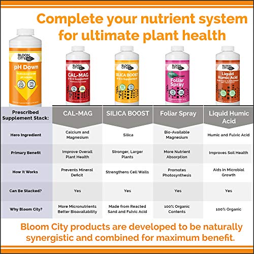 Bloom City Professional pH Down Liquid Fertilizer, Quart (32 oz) 6 Bloom City Professional pH Down Liquid Fertilizer, Quart (32 oz) - Image 6