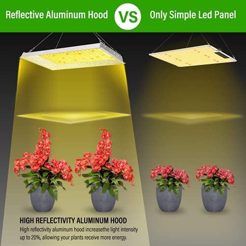 iPower Grow Tent Kit Complete AL600W Full Spectrum LED Plant Light Lamp Indoor Hydroponics 24"x24"x36" Greenhouse Combo with 4" Fan Filter Ventilation, System Setup Package for Veg Flower 4 iPower Grow Tent Kit Complete AL600W Full Spectrum LED Plant Light Lamp Indoor Hydroponics 24"x24"x36" Greenhouse Combo with 4" Fan Filter Ventilation, System Setup Package for Veg Flower - Image 4