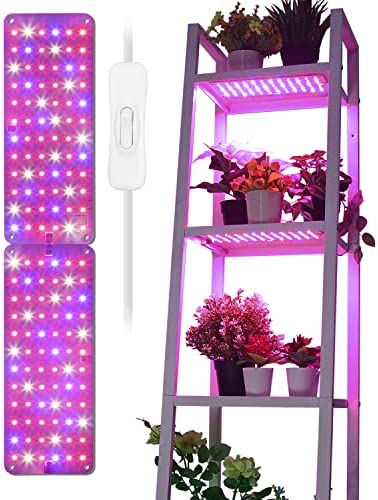 DOMMIA Grow Lights for Indoor Plants, 20W Ultra-Thin Invisible Plant Light,  Full Spectrum Led Grow Lamp with 144 LEDs, DIY Assembly Grow Light Strip  for Indoor Garden Greenhouse Aquarium Hydroponic | Hydroponic