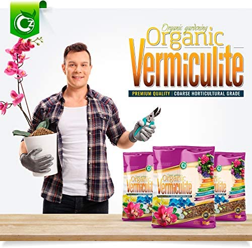 Organic Coarse Vermiculite - Made in USA for All Indoor/Outdoor Plants & Organic Gardens - Horticultural Soil Amendment Additive Conditioner Grow Media for Hydroponics, Mushroom Cultivation and more! 6 Organic Coarse Vermiculite - Made in USA for All Indoor/Outdoor Plants & Organic Gardens - Horticultural Soil Amendment Additive Conditioner Grow Media for Hydroponics, Mushroom Cultivation and more! - Image 6