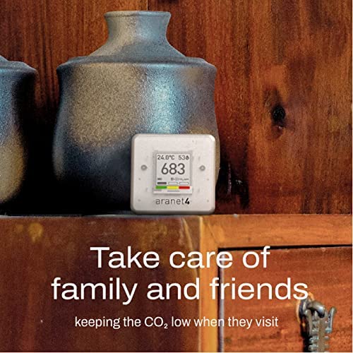 SAF Aranet4 Home: Wireless Indoor Air Quality Monitor for Home, Office or School 7 SAF Aranet4 Home: Wireless Indoor Air Quality Monitor for Home, Office or School - Image 7