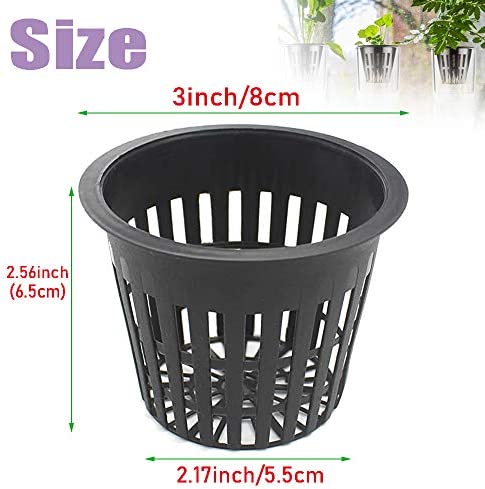 Baaxxango 50 PCS 3 Inch Heavy Duty Net Pots,Hydroponic Cups,Garden Slotted Mesh Net Cups,Plant Nursery Net Pots for Hydroponics,Slotted Mesh 2 Baaxxango 50 PCS 3 Inch Heavy Duty Net Pots,Hydroponic Cups,Garden Slotted Mesh Net Cups,Plant Nursery Net Pots for Hydroponics,Slotted Mesh - Image 2