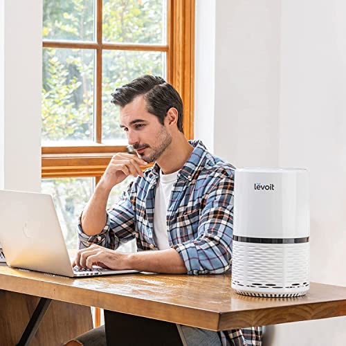 LEVOIT Air Purifiers for Home, H13 True HEPA Filter for Smoke, Dust, Mold, and Pollen in Bedroom, Ozone Free, Filtration System Odor Eliminators for Office with Optional Night Light, 1 Pack, White 12 LEVOIT Air Purifiers for Home, H13 True HEPA Filter for Smoke, Dust, Mold, and Pollen in Bedroom, Ozone Free, Filtration System Odor Eliminators for Office with Optional Night Light, 1 Pack, White - Image 12