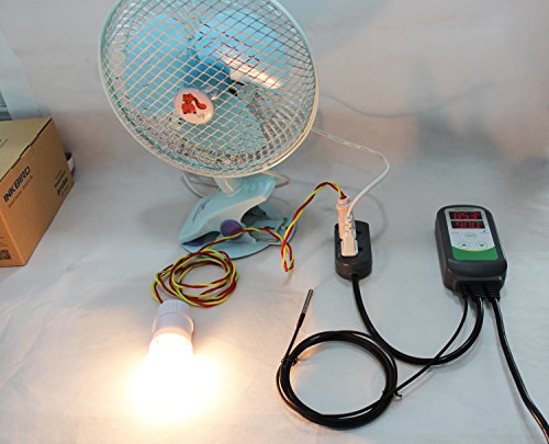 Inkbird ITC-308 Digital Temperature Controller 2-Stage Outlet Thermostat Heating and Cooling Mode Carboy Homebrew Fermenter Greenhouse Terrarium 110V 10A 1100W 6 Inkbird ITC-308 Digital Temperature Controller 2-Stage Outlet Thermostat Heating and Cooling Mode Carboy Homebrew Fermenter Greenhouse Terrarium 110V 10A 1100W - Image 6