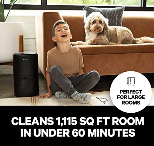 PuroAir HEPA 14 Air Purifier for Home Large Room - Covers 1,115 Sq Ft - Hospital-Grade Air Filter - Air Purifier for Allergies and Pets - Filters 99.99% of Pet Dander, Smoke, Allergens, Dust, Odors, Mold 2 PuroAir HEPA 14 Air Purifier for Home Large Room - Covers 1,115 Sq Ft - Hospital-Grade Air Filter - Air Purifier for Allergies and Pets - Filters 99.99% of Pet Dander, Smoke, Allergens, Dust, Odors, Mold - Image 2