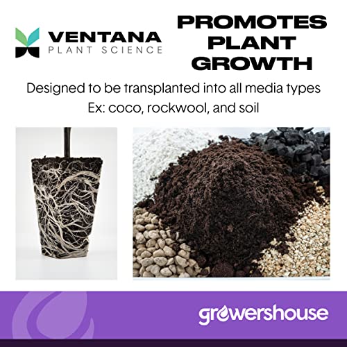 VPS OrganiPlug Hydroponic Seed Starter Plugs - 100 PK Rapid Root Starter Pods for Plant Cloning Plugs - Seed Growing Plugs for Cuttings - Fits Standard Tray 6 VPS OrganiPlug Hydroponic Seed Starter Plugs - 100 PK Rapid Root Starter Pods for Plant Cloning Plugs - Seed Growing Plugs for Cuttings - Fits Standard Tray - Image 6