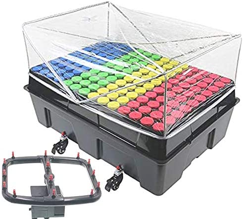 Clone Machine, Aeroponic Cloning Machine System 140 Site for Cuttings Rooting Using 1.625 Inch Neoprene Clone Inserts (1-5/8 inch) 1 hydroponic cloning machine