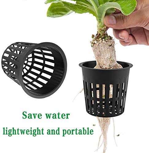 50 PCS 3 Inch Heavy Duty Net Pots,Hydroponic Cups,Garden Plastic Slotted Mesh Net Cups,Plant Nursery Net Pots for Hydroponics,Slotted Mesh(Black) 6 50 PCS 3 Inch Heavy Duty Net Pots,Hydroponic Cups,Garden Plastic Slotted Mesh Net Cups,Plant Nursery Net Pots for Hydroponics,Slotted Mesh(Black) - Image 6