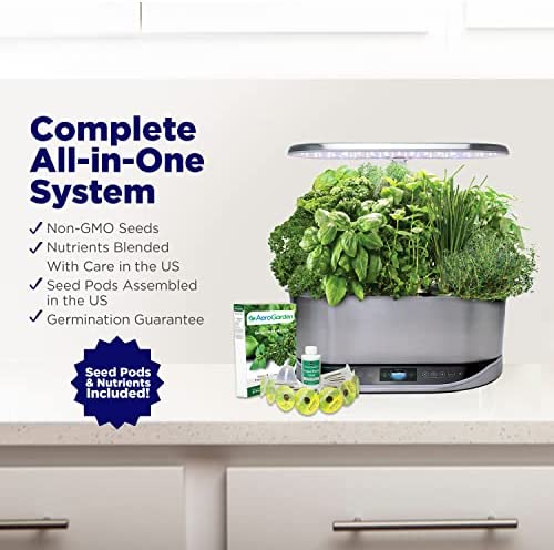 AeroGarden Bounty Elite - Indoor Garden with LED Grow Light, WiFi and Alexa Compatible, Stainless Steel 8 AeroGarden Bounty Elite - Indoor Garden with LED Grow Light, WiFi and Alexa Compatible, Stainless Steel - Image 8