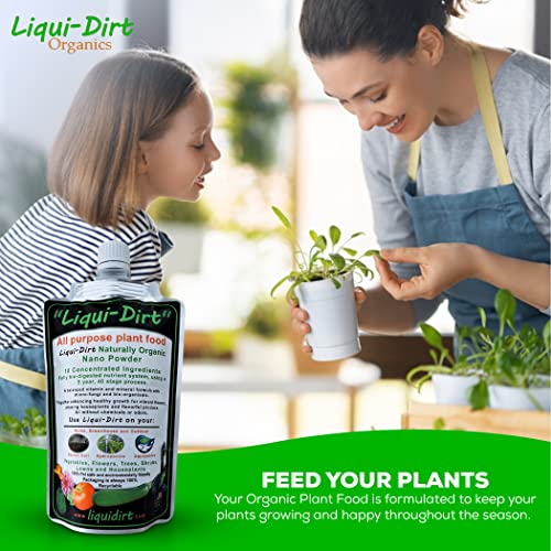 Liqui-Dirt Nano Powder All-Purpose Organic Complete Plant Food -18 Balanced Super Foods Blend of Vitamins Minerals Micro-Fungi and Bio-Organisms (50 Gallons) 4 Liqui-Dirt Nano Powder All-Purpose Organic Complete Plant Food -18 Balanced Super Foods Blend of Vitamins Minerals Micro-Fungi and Bio-Organisms (50 Gallons) - Image 4