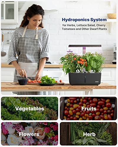 iDOO WiFi Hydroponics Growing System with APP Controlled, Indoor Garden with Pump System, Auto-Timer Smart Garden, Grow Light for Home Kitchen Gardening, 8 Pods, Height Up to 13.6" 8 iDOO WiFi Hydroponics Growing System with APP Controlled, Indoor Garden with Pump System, Auto-Timer Smart Garden, Grow Light for Home Kitchen Gardening, 8 Pods, Height Up to 13.6" - Image 8