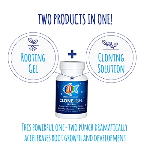 FOOP Clone Gel - Two Products in One: Rooting Gel + Cloning Solution - Get Big Fat White Fuzzy Roots Faster and Make Cloning Simple | Works Great in All Cloning Media (4oz) 2 FOOP Clone Gel - Two Products in One: Rooting Gel + Cloning Solution - Get Big Fat White Fuzzy Roots Faster and Make Cloning Simple | Works Great in All Cloning Media (4oz) - Image 2