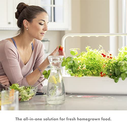 Click & Grow Indoor Herb Garden Kit with Grow Light | Easier Than Hydroponics Growing System | Smart Garden for Home Kitchen Windowsill | Vegetable & Herb Garden Starter Kit with 9 Plant pods, White 5 Click & Grow Indoor Herb Garden Kit with Grow Light | Easier Than Hydroponics Growing System | Smart Garden for Home Kitchen Windowsill | Vegetable & Herb Garden Starter Kit with 9 Plant pods, White - Image 5