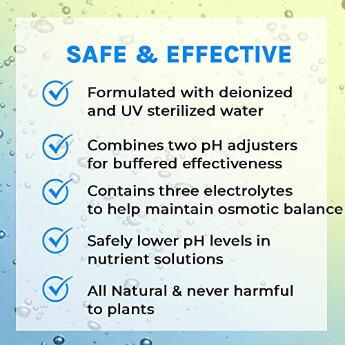 MICROBE Life HYDROPONICS PH21402 pH Control Liquid Premium Buffering for pH Stability, Decreases pH Levels When Nutrient pH is Too High, 16 Ounces 4 MICROBE Life HYDROPONICS PH21402 pH Control Liquid Premium Buffering for pH Stability, Decreases pH Levels When Nutrient pH is Too High, 16 Ounces - Image 4
