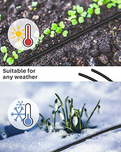 MoHern Drip Irrigation Tubing, 100 Feet 1/4 Inch Drip Line Irrigation Hose with 20 Pcs Drip Irrigation Parts, Drip Irrigation Kit 6 MoHern Drip Irrigation Tubing, 100 Feet 1/4 Inch Drip Line Irrigation Hose with 20 Pcs Drip Irrigation Parts, Drip Irrigation Kit - Image 6