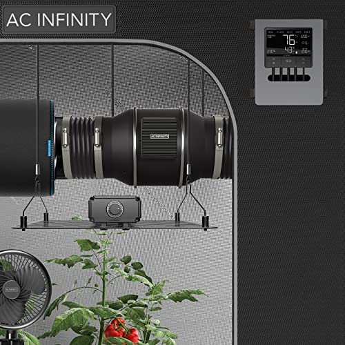 AC Infinity CLOUDLINE T6, Quiet 6” Inline Duct Fan with Temperature Humidity Controller, Bluetooth App - Ventilation Exhaust Fan for Heating Cooling Booster, Grow Tents, Hydroponics 7 AC Infinity CLOUDLINE T6, Quiet 6” Inline Duct Fan with Temperature Humidity Controller, Bluetooth App - Ventilation Exhaust Fan for Heating Cooling Booster, Grow Tents, Hydroponics - Image 7