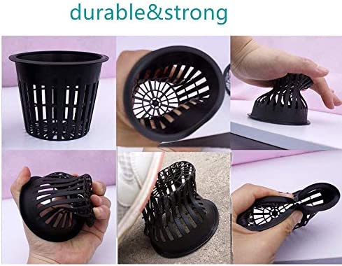 IPXEAD 100PCS 2 Inch Garden Slotted Mesh Net Cups, Round Heavy Duty Net Cups Pots for, Hydroponics Slotted Mesh… 5 IPXEAD 100PCS 2 Inch Garden Slotted Mesh Net Cups, Round Heavy Duty Net Cups Pots for, Hydroponics Slotted Mesh… - Image 5