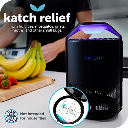 Katchy Indoor Insect Trap - Catcher & Killer for Mosquitos, Gnats, Moths, Fruit Flies - Non-Zapper Traps for Inside Your Home 2 Katchy Indoor Insect Trap - Catcher & Killer for Mosquitos, Gnats, Moths, Fruit Flies - Non-Zapper Traps for Inside Your Home - Image 2