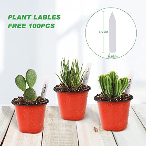 TDHDIKE 4" Plant Pots Small Plastic Plants Nursery Pot/Pots (100pcs) 5 TDHDIKE 4" Plant Pots Small Plastic Plants Nursery Pot/Pots (100pcs) - Image 5